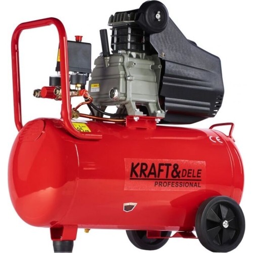 Alyvinis (tepalinis) oro kompresorius, 50 l, 2,8 kW, 8 bar, 220/230 V