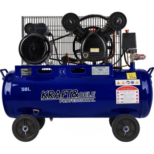 Alyvinis (tepalinis) oro kompresorius su diržine pavara, 50 l, 2,8 kW, 8 bar