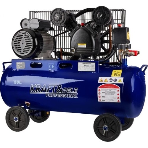 Alyvinis (tepalinis) oro kompresorius su diržine pavara, 50 l, 2,8 kW, 8 bar