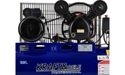 Alyvinis (tepalinis) oro kompresorius su diržine pavara, 50 l, 2,8 kW, 8 bar