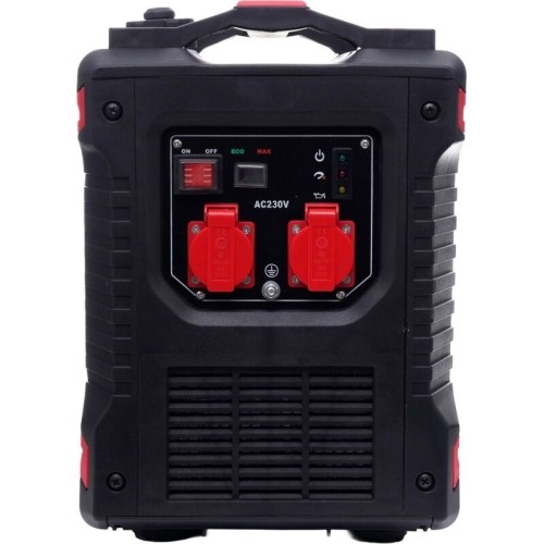 Inverterinis benzininis elektros generatorius, 2 kW, 230 V, maksimali galia 2,5 kW