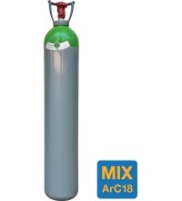 Empty ArC18 EURO type 25 l cylinder