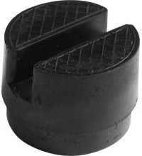 Rubber jack pad Ø51mm for welding seam, reinforced