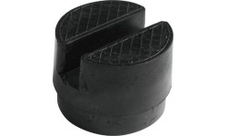 Rubber jack pad Ø51mm for welding seam, reinforced