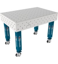 PRO INOX Welding Table 15mm - 1200x800mm - PRO INOX - Φ16 - 100x100mm - On wheels