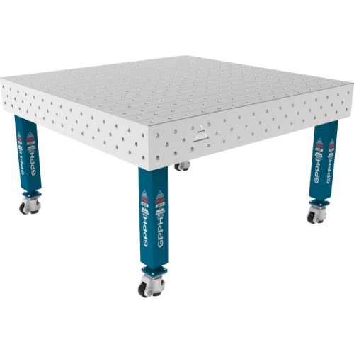 PRO INOX suvirinimo stalas 15 mm - 1500x1480mm - PRO INOX - Φ16 - 100x100mm - Ant ratukų