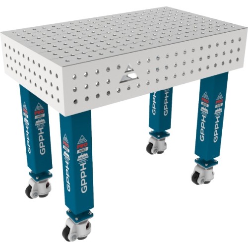 PRO INOX suvirinimo stalas 15 mm - 1200x800mm - PRO INOX - Φ16 - 50x50mm - Ant kojelių