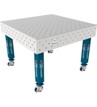 PRO INOX suvirinimo stalas 15 mm - 1200x1200mm - PRO INOX - Φ16 - Įstrižinė - Ant ratukų