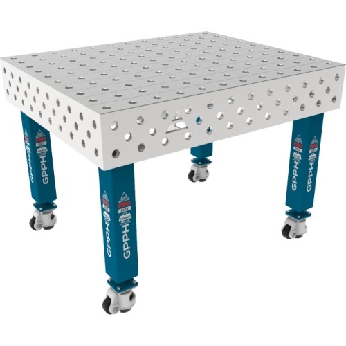 PRO INOX suvirinimo stalas 15 mm - 1200x1000mm - PRO INOX - Φ28 - 100x100mm - Ant ratukų