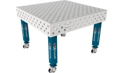 PRO INOX suvirinimo stalas 15 mm - 1200x1200mm - PRO INOX - Φ28 - Įstrižinė - Ant ratukų