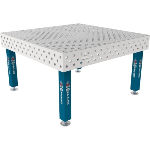 PRO INOX suvirinimo stalas 15 mm - 1500x1480mm - PRO INOX - Φ28 - Įstrižinė - Ant kojelių