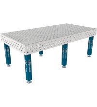 PRO INOX suvirinimo stalas 15 mm - 2400x1200mm - PRO INOX - Φ28 - Įstrižinė - Ant kojelių