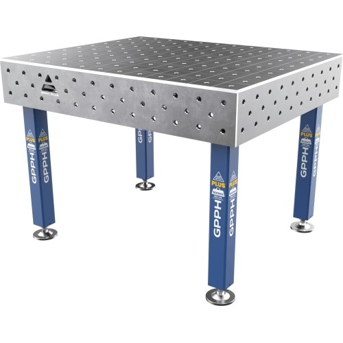 Suvirinimo stalas PLUS 12 mm - 1200x1000mm - Φ16 - 100x100mm - Ant kojelių