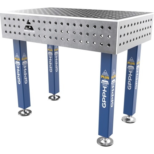 Welding table PLUS 12 mm - 1000x600mm - Φ16 - 50x50mm - On feet