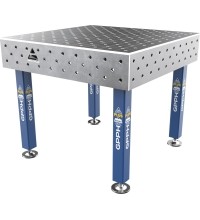 Welding table PLUS 12 mm - 1000x1000mm - Φ16 - Diagonal - On feet