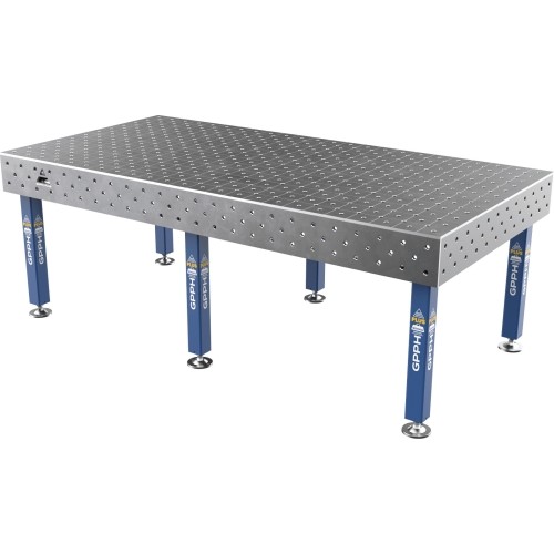 Welding table PLUS 12 mm - 2400x1200mm - Φ16 - Diagonal - On feet