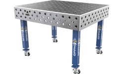 Welding table PLUS 12 mm - 1200x1000mm - Φ28 - 100x100mm - On wheels