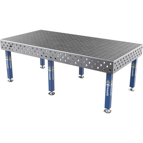 Welding table PLUS 12 mm - 2400x1200mm - Φ28 - 100x100mm - On feet