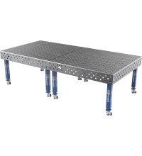 Suvirinimo stalas PLUS 12 mm - 3000x1480mm - Φ28 - Įstrižinė - Ant ratukų