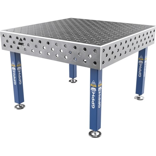Suvirinimo stalas PLUS 12 mm - 1200x1200mm - Φ28 - Įstrižinė - Ant kojelių