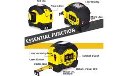 Laser tape measure 60/5m