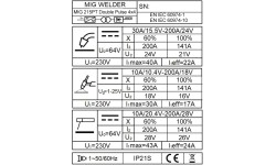 Inverterinis suvirinimo aparatas FORBY® 215PT Double Pulse 4x4 