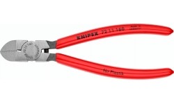 Žnyplės plastikui 45° 160mm KNIPEX