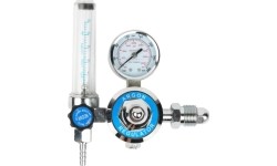 HORNEC® Argon/CO₂ gas regulator with single flowmeter (EURO nut W21.8)