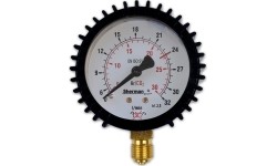 Pressure gauge ⌀ 63mm for TURBO Argon/CO₂ reducer (MIX) - Working - flow rate 32l/min - 1/4″RH