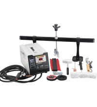 Spot welding machine for aluminum and dent bar set