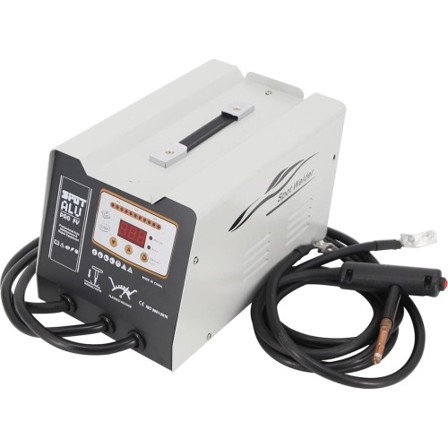 Spot welding machine for aluminum and dent bar set