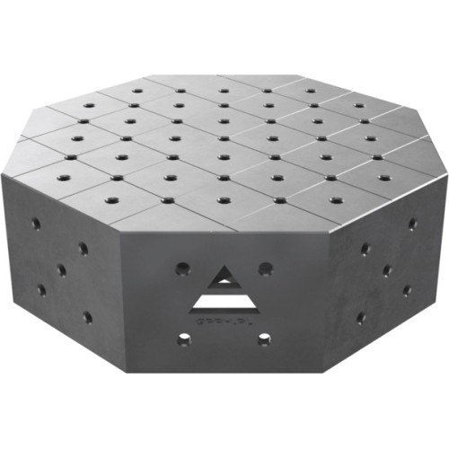 Octagonal welding table OCT 600x600 mm - 600x600mm - PLUS