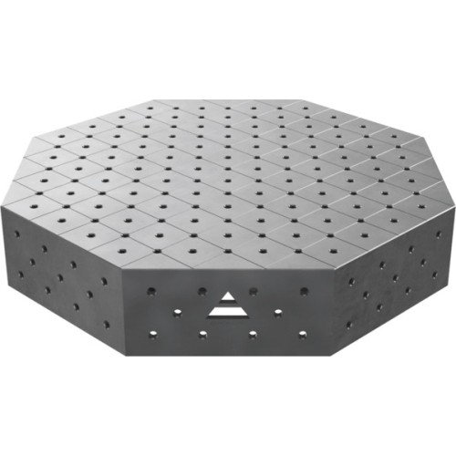 Octagonal welding table OCT 600x600 mm - 1000x1000mm - PRO