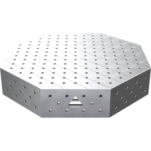 Octagonal welding table OCT INOX 600 × 600 mm - 1000x1000mm - PRO INOX