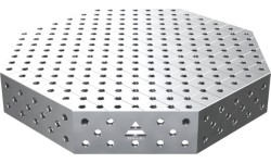 Octagonal welding table OCT INOX 600 × 600 mm - 1200x1200mm - PRO INOX