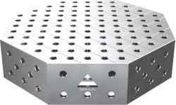 Octagonal welding table OCT INOX 600 × 600 mm - 800x800mm - PRO INOX