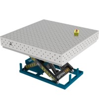 PLUS INOX suvirinimo stalas 1500×1000 mm su hidrauline pakėlimo sistema - 1500x1480mm - PLUS INOX