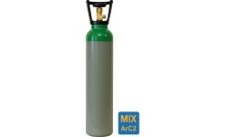 Dujų balionas Gaschema (PH 300 BAR) (MIX ArC2) (užpildytas) - 20 l (ypač tinka nerūdijančiam plienui virinti)