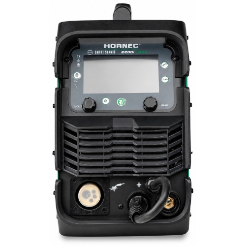 Pusautomačio KOMPLEKTAS HORNEC® smart SynMIG 2200i MAX (sinerginis, suvirinimas iki 6 mm) + CO2 balionas 8l + priedai