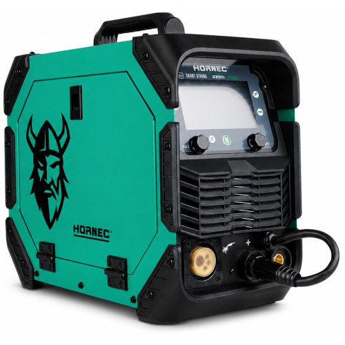 Pusautomačio KOMPLEKTAS HORNEC® smart SynMIG 2200i MAX (sinerginis, suvirinimas iki 6 mm) + CO2 balionas 8l + priedai