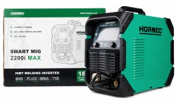 Pusautomačio KOMPLEKTAS HORNEC® smart SynMIG 2200i MAX (sinerginis, suvirinimas iki 6 mm) + CO2 balionas 8l + priedai
