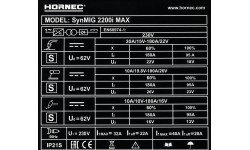 Pusautomačio KOMPLEKTAS HORNEC® smart SynMIG 2200i MAX (sinerginis, suvirinimas iki 6 mm) + CO2 balionas 8l + priedai