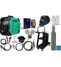 Pusautomačio KOMPLEKTAS HORNEC® smart SynMIG 2200i MAX (sinerginis, suvirinimas iki 6 mm) + CO2 balionas 8l + priedai
