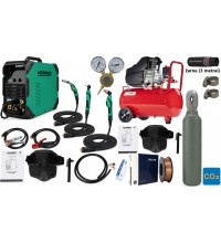 KOMPLEKTAS suvirinimui ir plazminiam pjovimui HORNEC® smart SynMIG 2200i COMBO 5 in 1 (MIG / MMA  / TIG DC (HF) / PLASMA) + oro 