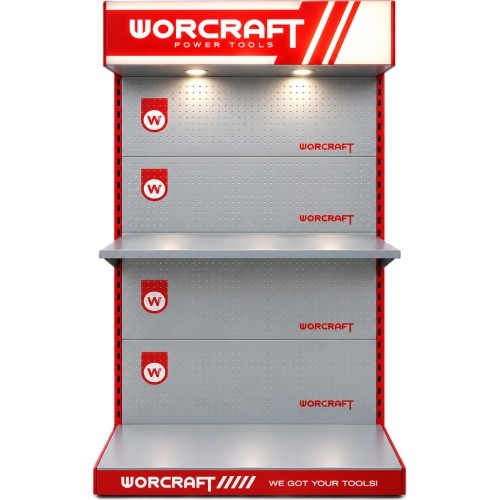 Stendas įrankiams su LED WORCRAFT