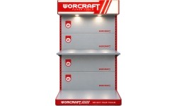 Display shelf with LED WORCRAFT