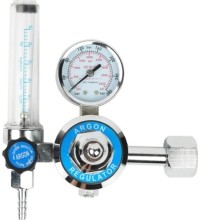 HORNEC® Argon/CO₂ gas regulator with single flowmeter (EURO nut W21.8)