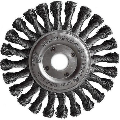 Vielinis šepetys Osborn 125x22.2mm 0.5 INOX, nerūd. plienui