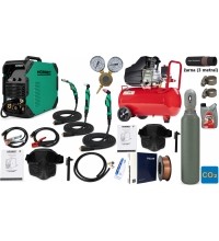 KOMPLEKTAS suvirinimui ir plazminiam pjovimui HORNEC® smart SynMIG 2200i COMBO 5 in 1 (MIG / MMA  / TIG DC (HF) / PLASMA) + oro 