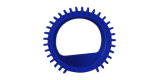 Parts for reducers and pressure gauges